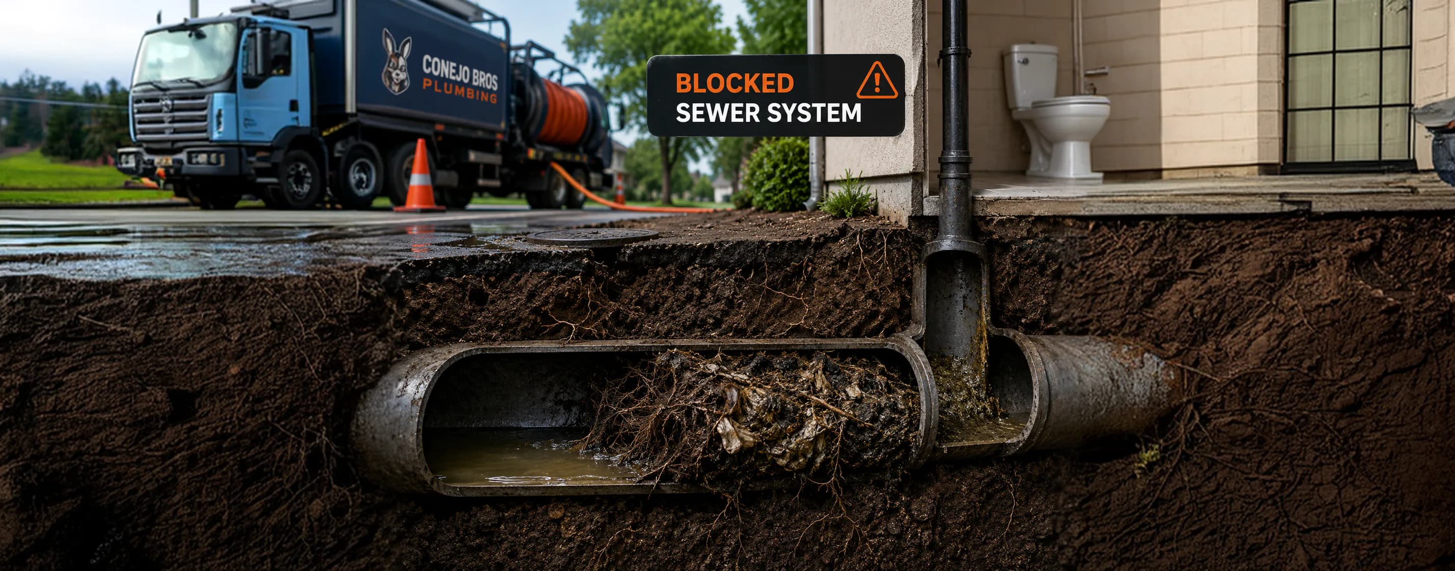 Trenchless Sewer Repairs by Conejo Bros Plumbing