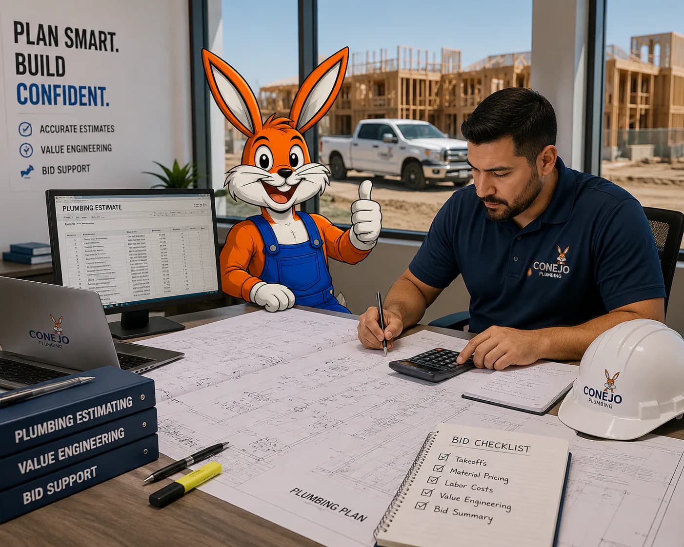 Conejo Bros pre-construction planning and estimating