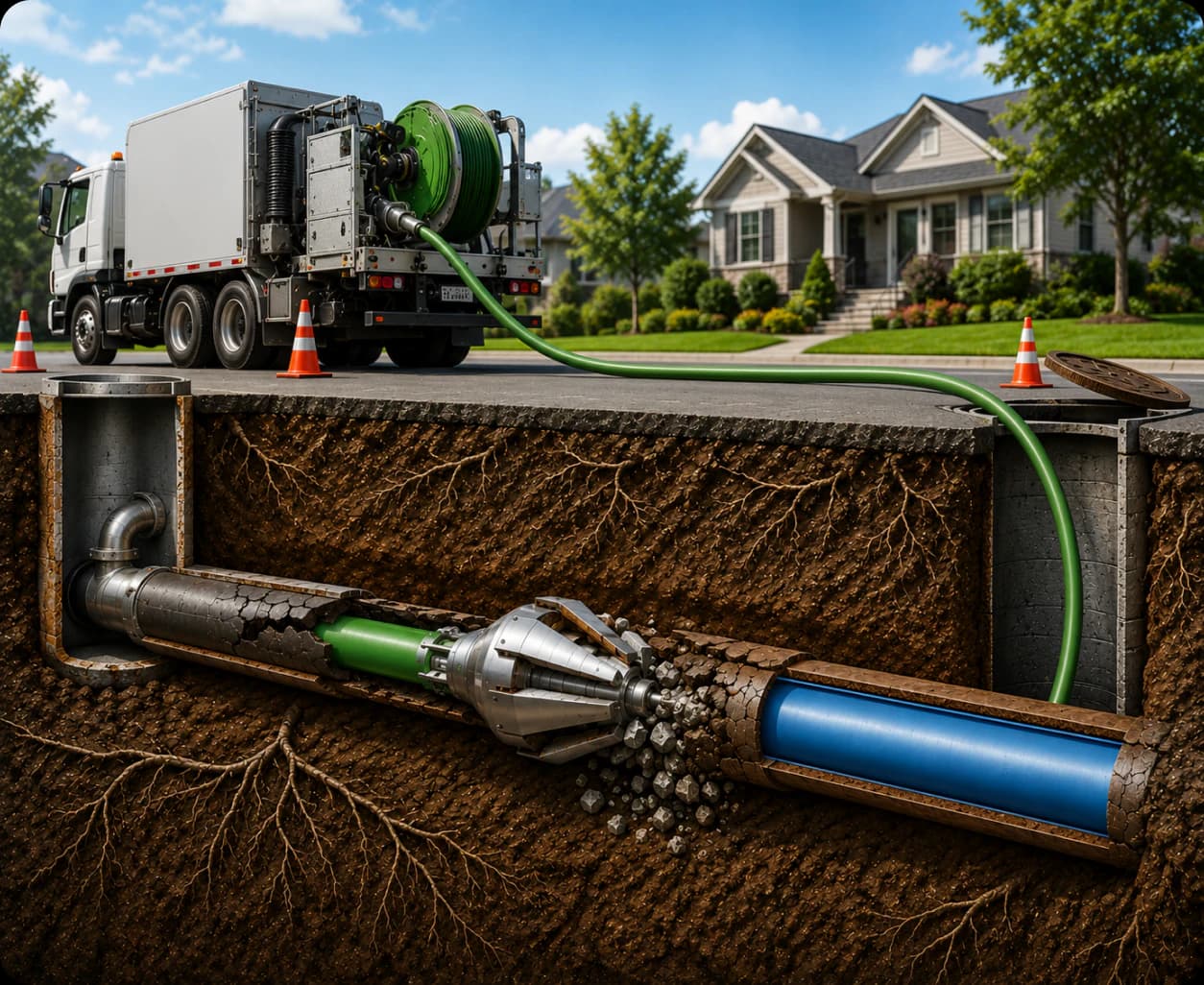 Trenchless Sewer & Drain Repair service